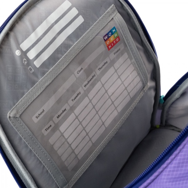 Рюкзак школьный KITE (пенал + сумка) WK 702 фиолетовый 48287