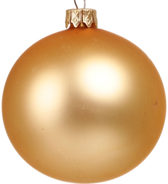 Шар новогодний одноцветная d 80 мм в ассортименте .0181