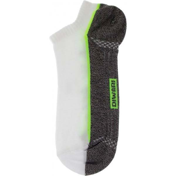 Шкарпетки Diwari ACTIVE (ультракороткі) 044 р. 27 білий із сірим 15С-44СП