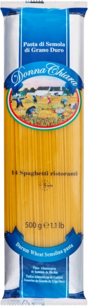 Паста DONNA CH. Spaghetti rist, (500gr) 8007290137012 
