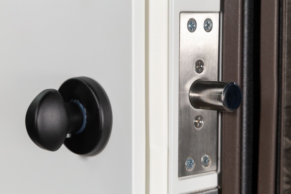 Дверь входная Булат Термо FORTEZZA (Квадро) 536 mamba morion / белый супермат 2050x950 мм правая