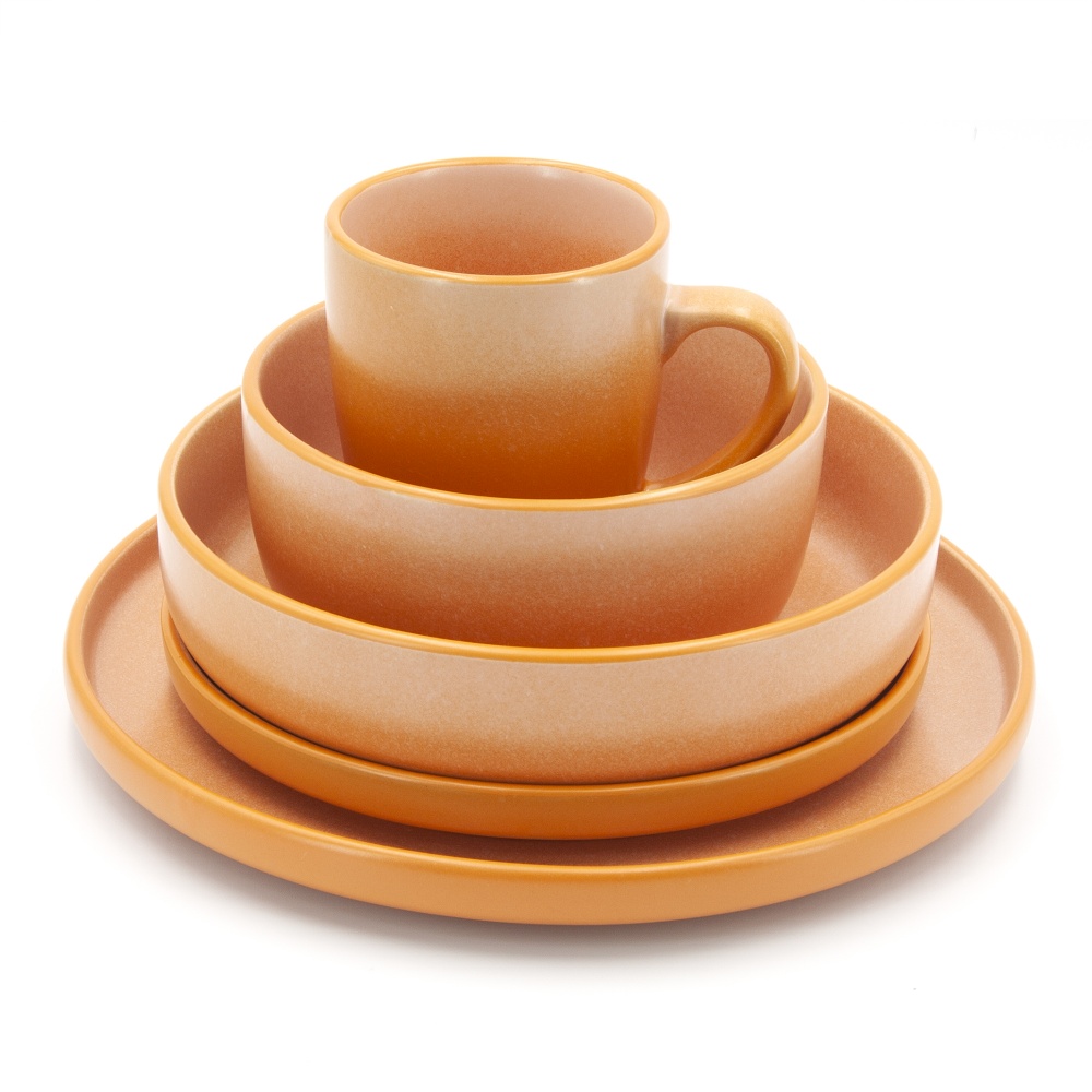 Тарелка обеденная Milika Amber Gold 26,7 см M0480-TRSC2309005-105P