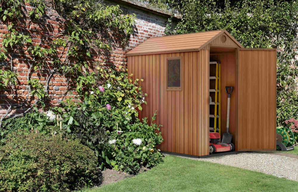 Дом садовый Keter DARWIN 126х185х205 см коричневый