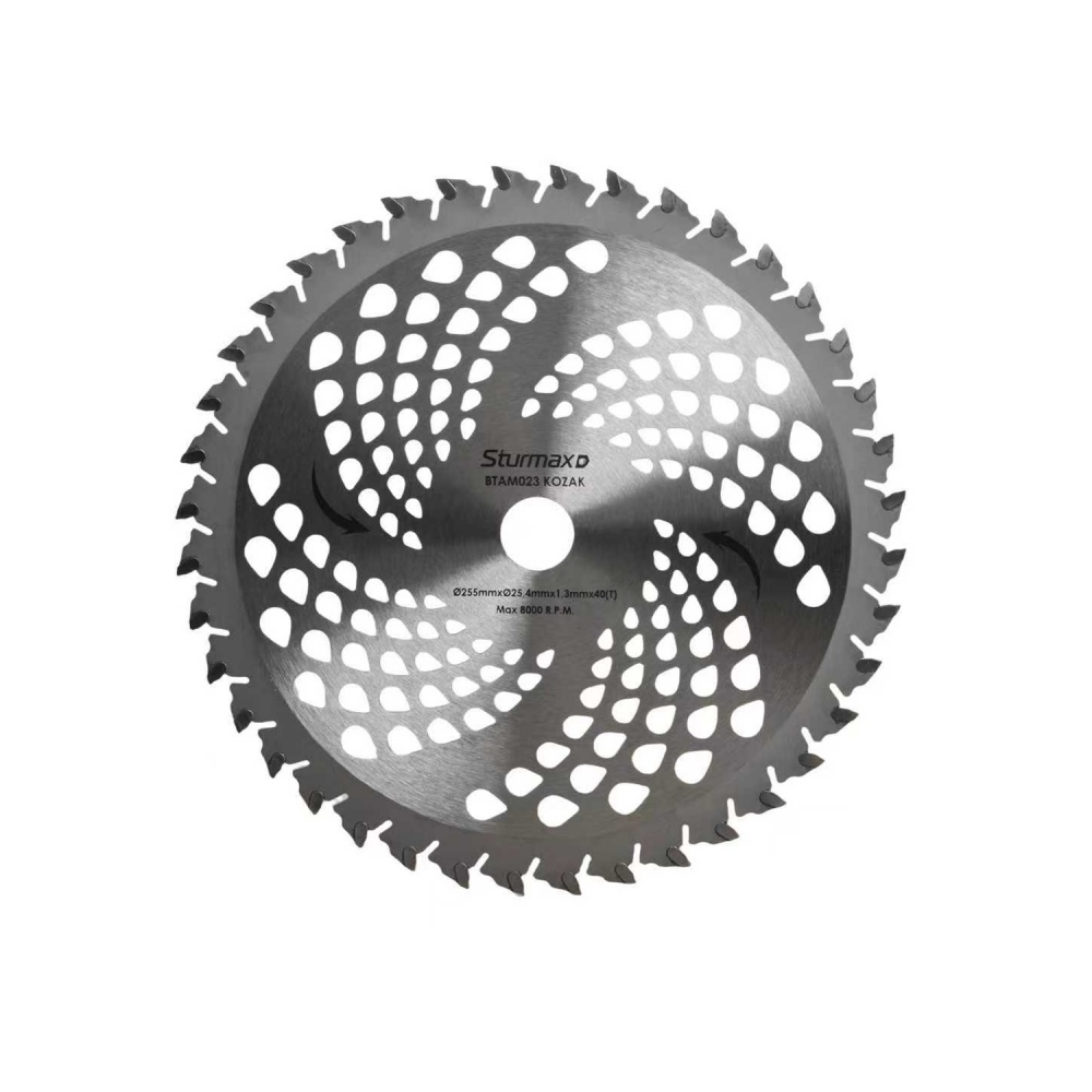 Диск для триммера Sturmax BTAM023 KOZAK повышенной крепости 255 мм 40 зубів