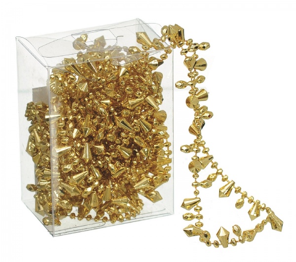 Декоративная гирлянда бусы-кристалл 4 м 