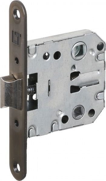 Замок врізний з ручками Heily MACC WC 47,5 мм матова бронза