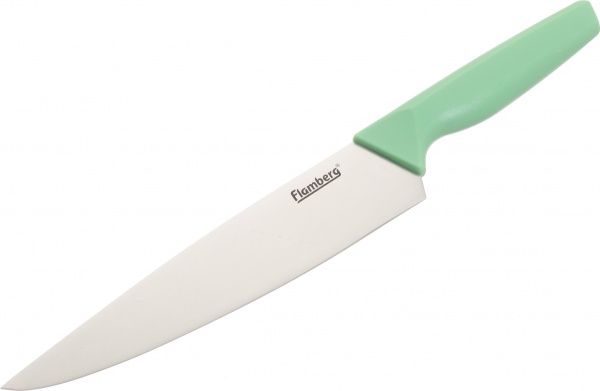 Набір ножів на підставці 6 предметів салатовий Flamberg Smart Kitchen