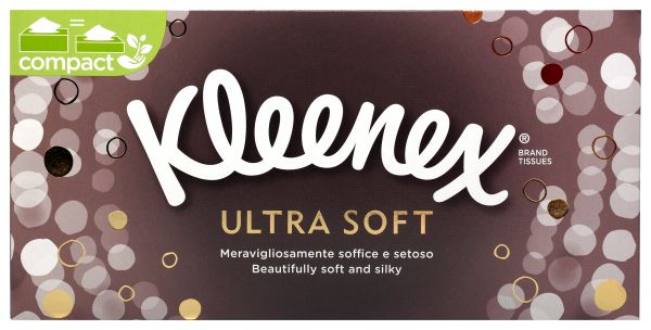 Серветки паперові у коробці Kleenex Ultra Soft 80 шт.