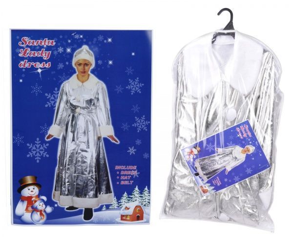 Костюм новорічний Снігуронька срібний