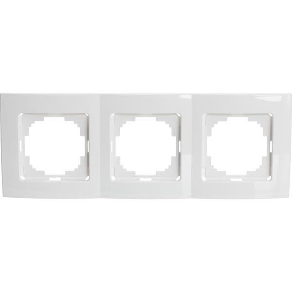Рамка тримісна Nilson Touran горизонтальна білий 24111093