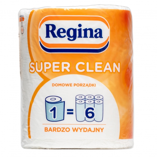 Бумажные полотенца Regina Super Clean 50,6 м двухслойная 1 шт.