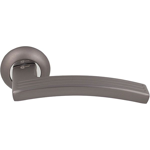 Ручка на розетці Comit R59 хром/титан