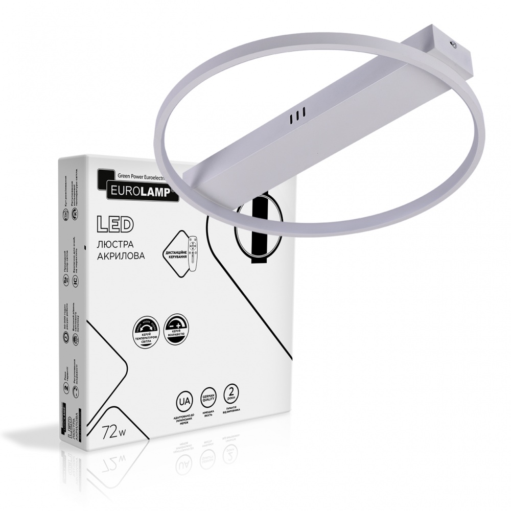 Люстра світлодіодна Eurolamp 72 Вт LED-модуль білий LED-LR-72-A43(white)