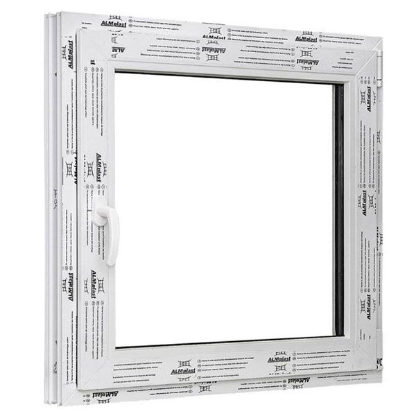 Вікно поворотно-відкидне ALMplast 60 800x800 мм праве