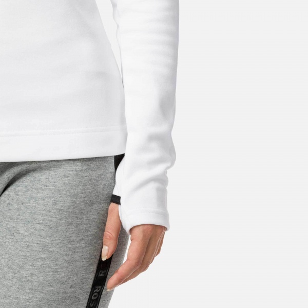 Джемпер Rossignol W LIFETECH ROUND NECK RLIWS04-100 р. L белый