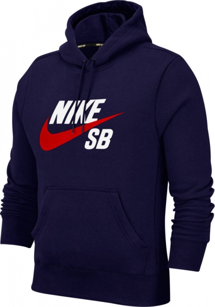 Джемпер Nike M NK SB ICON HOODIE PO ESSNL AJ9733-410 р. XL темно-синій