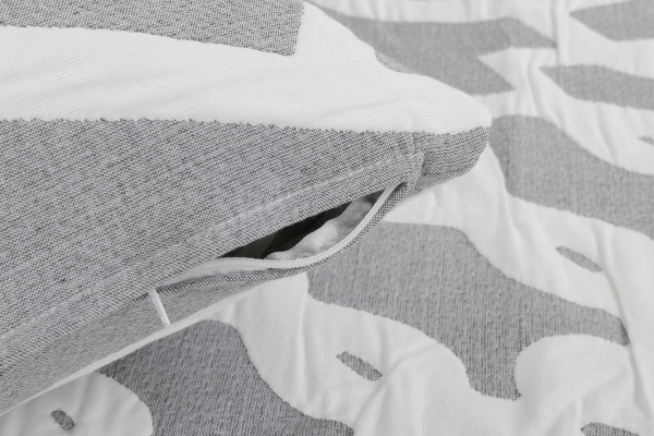 Набір декоративний BUDA 764/12 сірий із принтом Manterol 