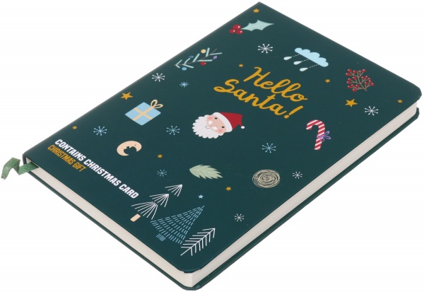 Набор канцелярский Hello santa зеленый 