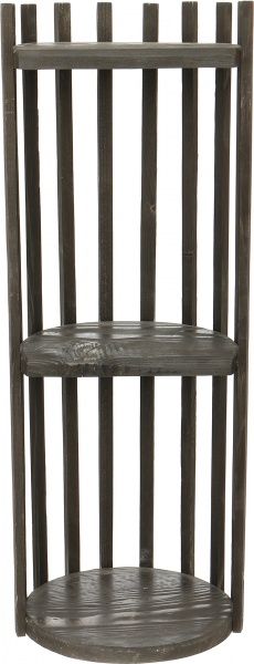 Подставка под вазон Полумесяц 16х24x66 см венге 