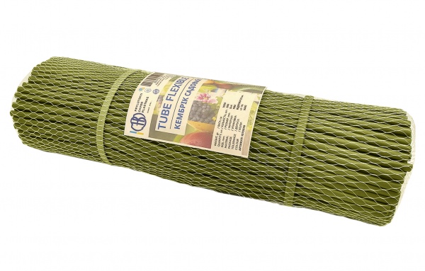 Подвязка для растений кембрик садовый 5х4 мм 1 кг 32 см 280 шт. отрезки (хаки)