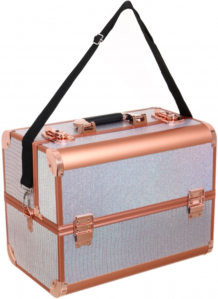 Кейс рожевий хамелеон 37х23х28 см CX2103(3 layer) рожевий хамелеон 