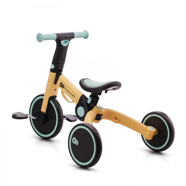 Велосипед детский Kinderkraft 3 в 1 4TRIKE Sunflower Blue желтый KR4TRI22BLU0000 
