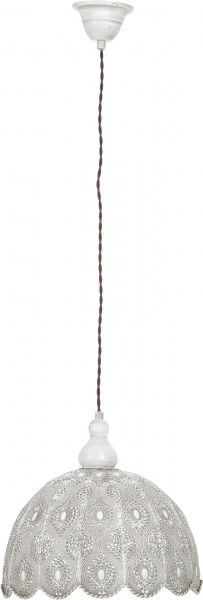 Люстра подвесная Eglo Talbot 2 1x60 Вт E27 белый 