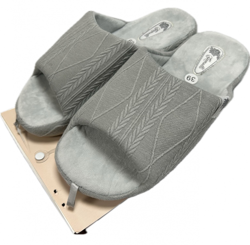 Капці домашні Gemelli Ніжність р.38 сірий