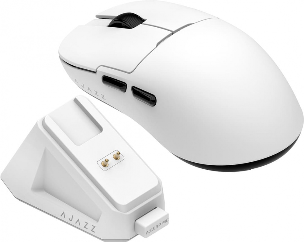 Мишка бездротова Ajazz AJ159P MC -3 Mod-White-3311 Charging Dock white (AJ159P-MC-W)