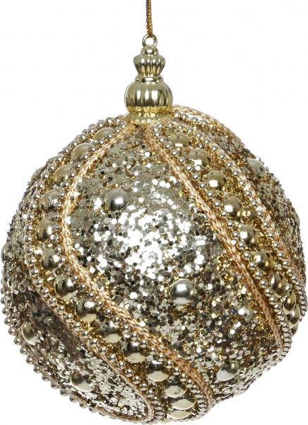 Куля пластикова d100 SDA57510G золотистий