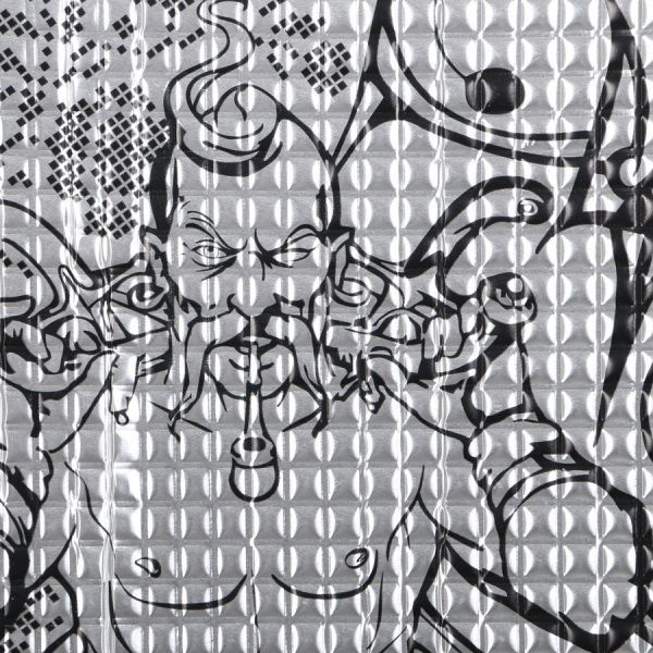 Віброізоляція Х 1 500х700 мм кольорова фольга 1 мм