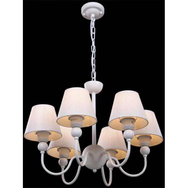 Люстра стельова Accento lighting Toledo 6x40 Вт E27 білий 