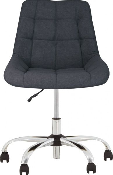 Крісло Nowy Styl NICOLE GTS (J) CHR68 (CH) SORO-95 темно-сірий 