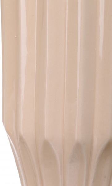 Ваза керамическая бежевая Smoothed 12,5х21 см