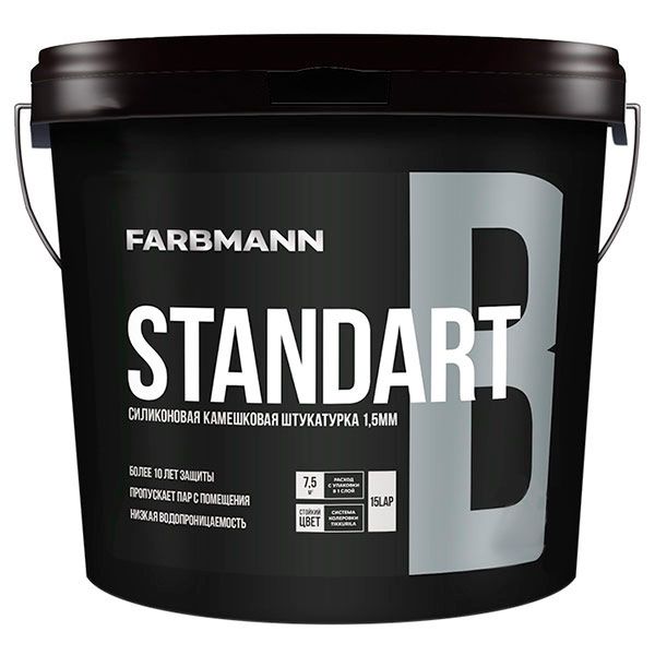 Структурна штукатурка Farbmann Standart B 25 кг білий