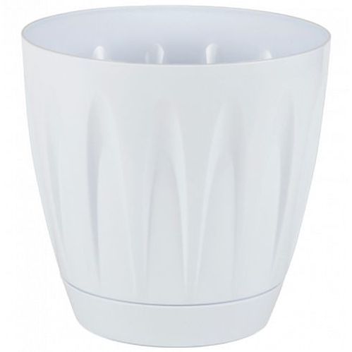 Горщик Serinova DAISY №5 круглий 12 л білий (P005-Beyaz 11448) 