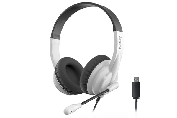 Навушники A4Tech HU-10 (Black + White) black/white (HU-10 (Black + White)) 