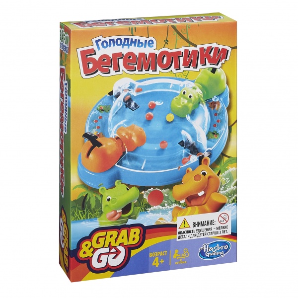 Гра дорожня Hasbro Бегемотики голодні B1001