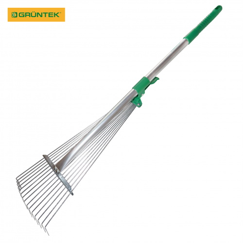 Грабли веерные Gruntek TRA-83/160 с алюминиевой ручкой (295160003)
