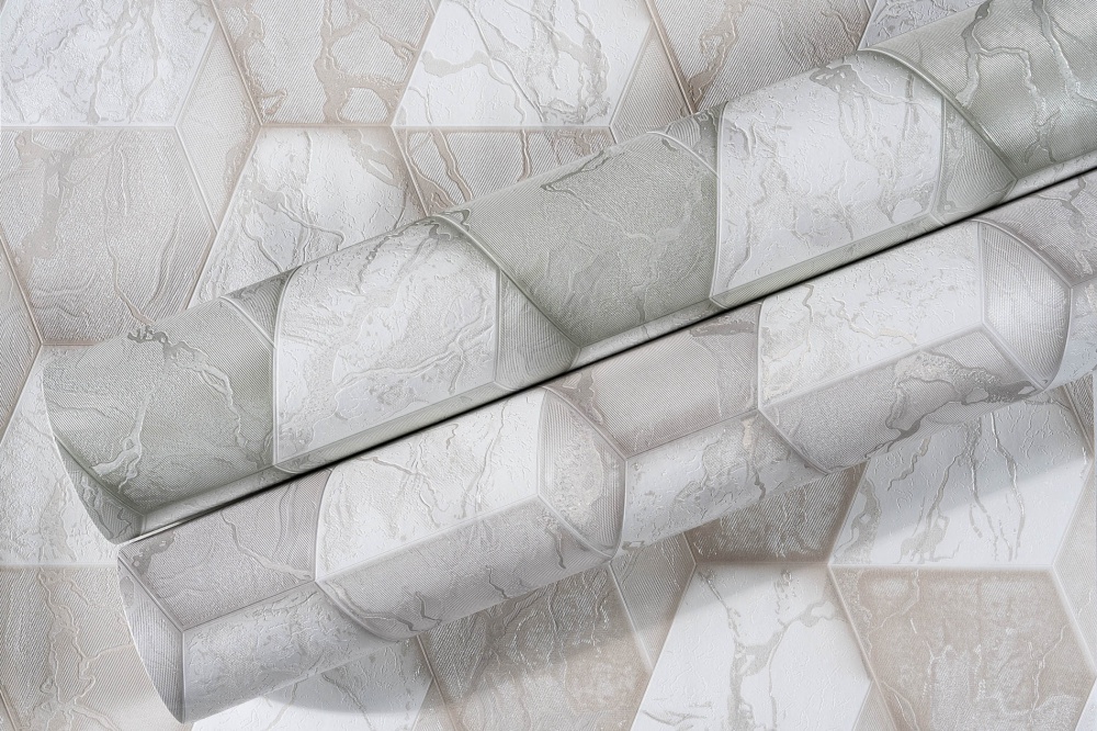 Обои виниловые на бумажной основе Славянские обои Expromt 5873-03 1,06x10,05 м