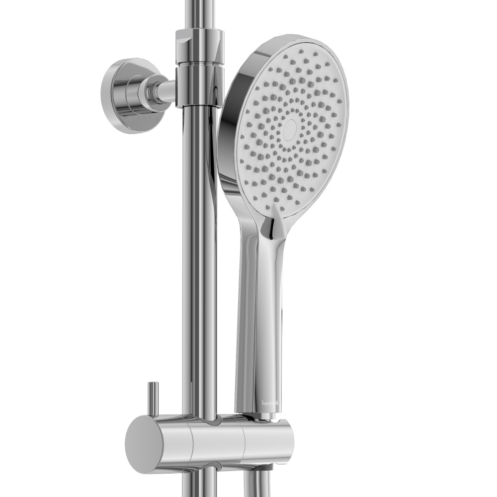 Душова система Imprese MODUS D (змішувач для душа, душ d250 мм, лійка 3 режими, шланг 1500 мм PVC), хром