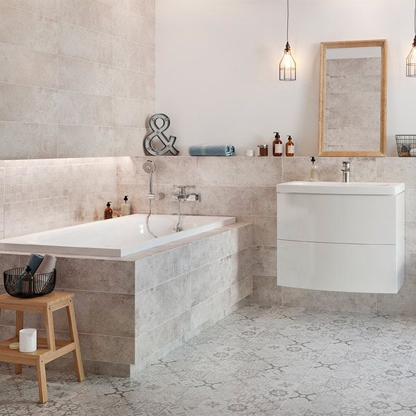 Плитка Cersanit Конкрыт Стайл инсерто пэчворк 42x42 