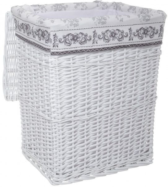 Кошик плетений з текстилем 45x34x56 см HQ13-53AB-1 