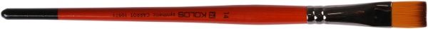 Кисть Carrot 1097F № 14 синтетика плоская KOLOS 