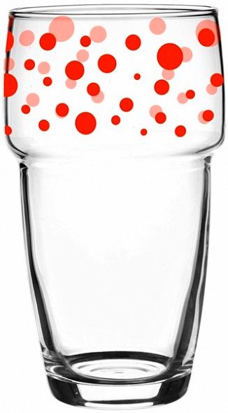 Склянка Red Dots 250 мл 68-0067-0250-4313-17 Glasmark