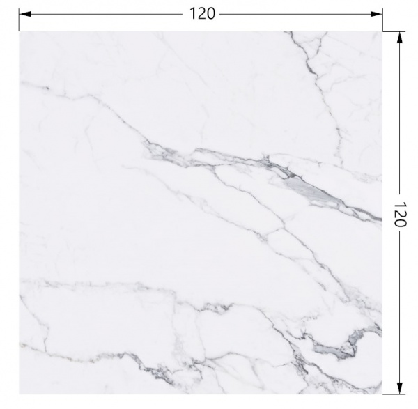 Плитка Prissmacer STATUARIETTO WHITE PULIDO 120х120 