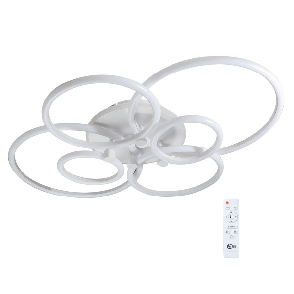 Светильник светодиодный LED CONCEPT Arklow R 6 с пультом ДУ 140 Вт белый 2800-6000-RGB К 