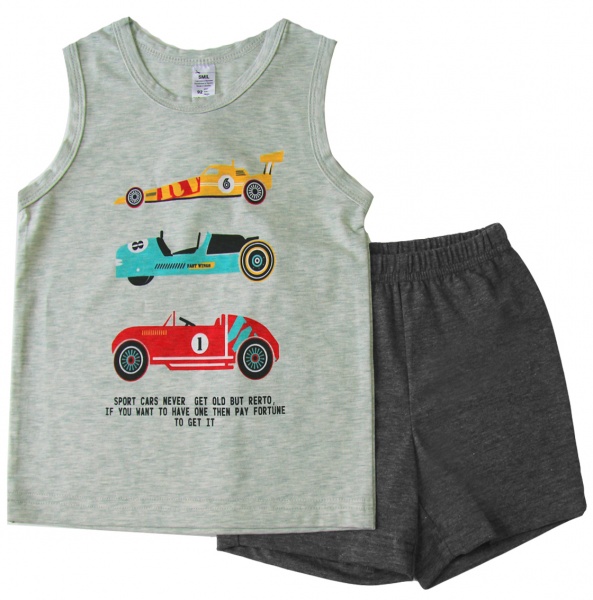 Піжама для хлопчиків Smil р.104 сіро-зелений 104514 