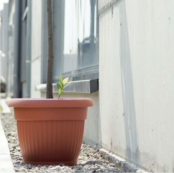 Горшок пластиковый Тера NOVA 130 мм круглый 0,7л терракот (11242) 