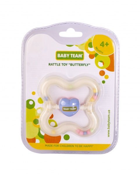 Іграшка-брязкальце Baby Team Метелик 8448